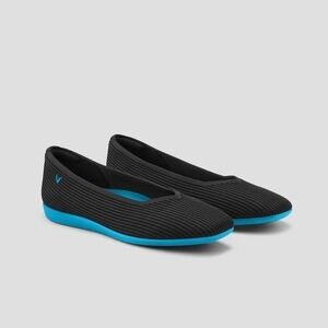 VIVAIA Lightweight Square-Toe V-Cut Flats (Margot Walker) – EU 41 / US 9.5